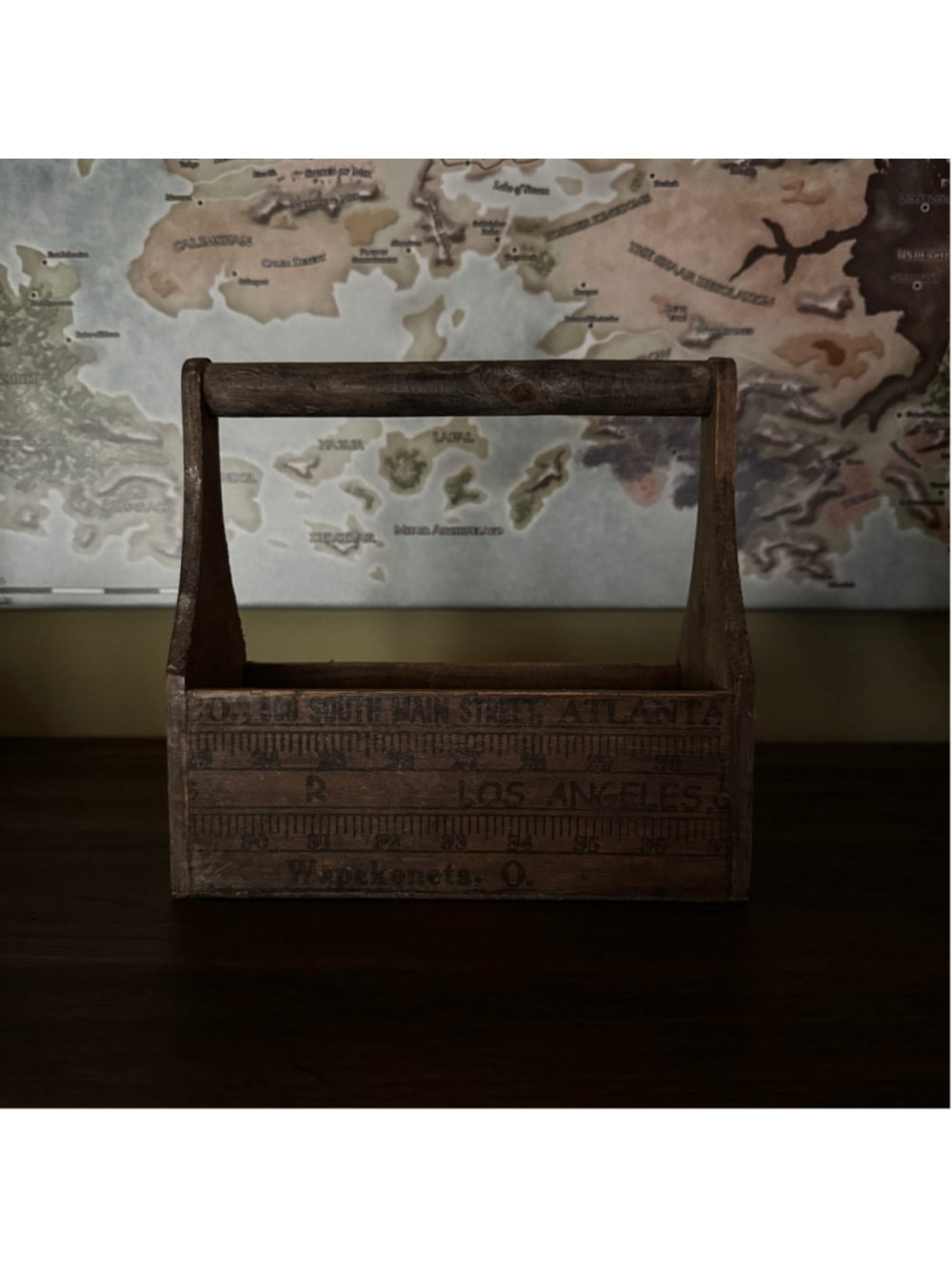 Hobby Lobby Vintage-Style Wooden Caddy/Organizer
